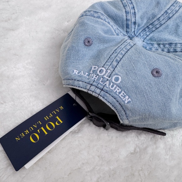 Polo Ralph Lauren Polo Bear Denim Ball Cap NWT - Picture 4 of 5